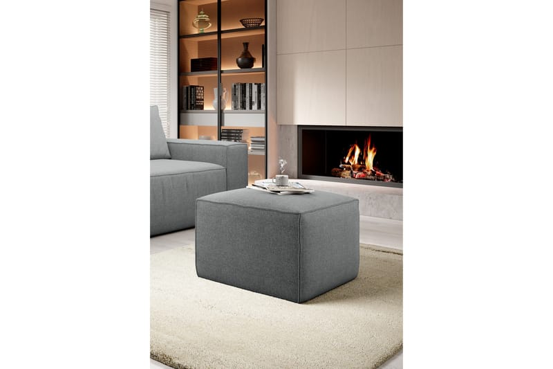 Kamli Fotskammel - Grå - Møbler - Stoler - Krakk - Fotskammel