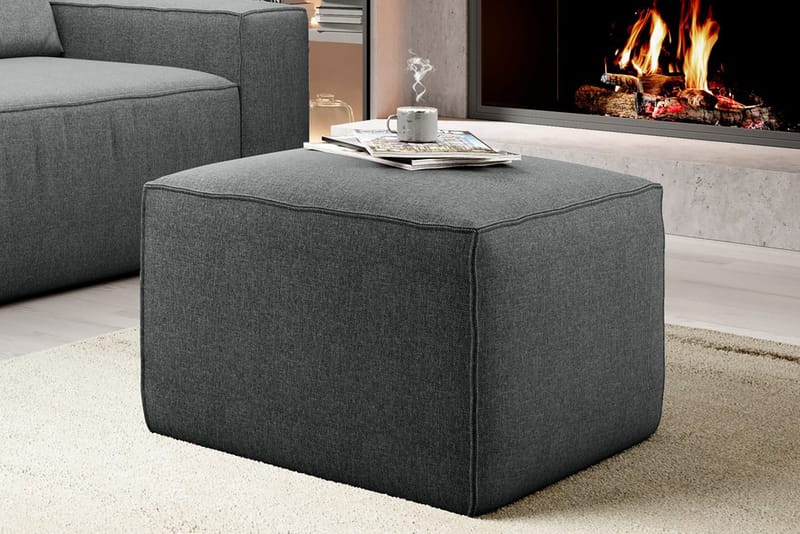 Kamli Fotskammel - Grå - Møbler - Stoler - Krakk - Fotskammel