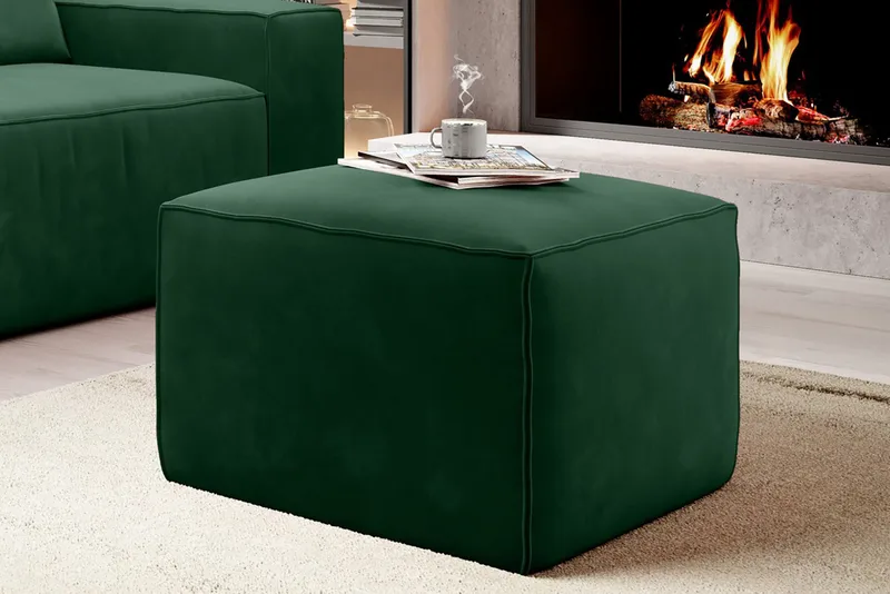 Kamli Fotskammel - Grønn - Møbler - Stoler - Krakk - Fotskammel