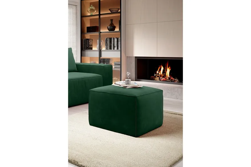 Kamli Fotskammel - Grønn - Møbler - Stoler - Krakk - Fotskammel