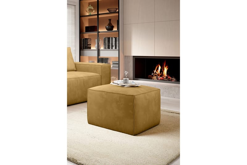 Kamli Fotskammel - Gul - Møbler - Stoler - Krakk - Fotskammel