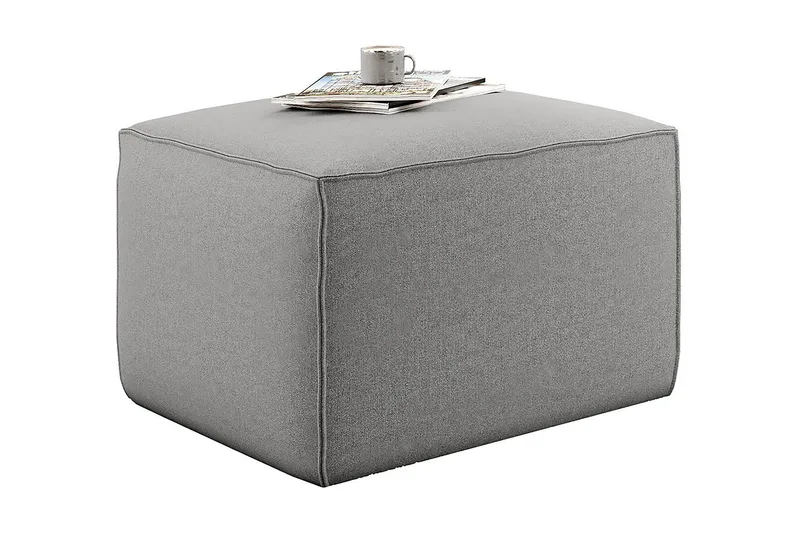 Kamli Fotskammel - Lysegrå - Møbler - Stoler - Krakk - Fotskammel