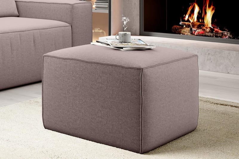 Kamli Fotskammel - Lyserosa - Møbler - Stoler - Krakk - Fotskammel