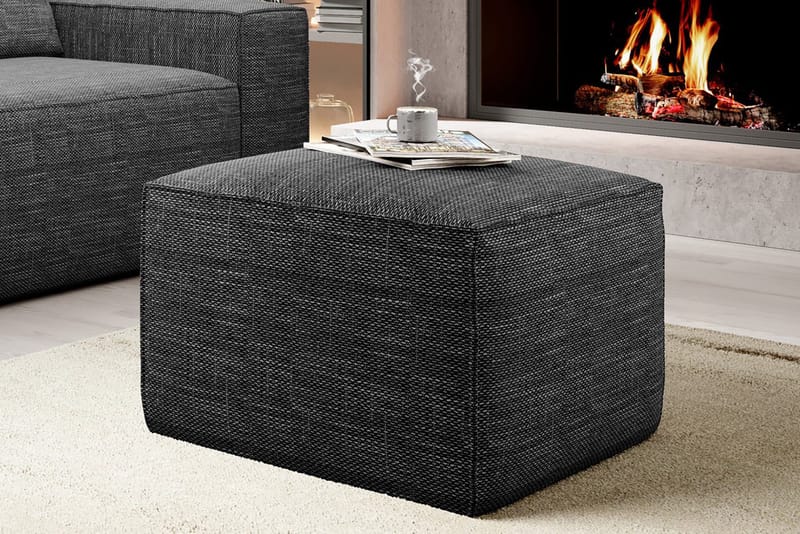 Kamli Fotskammel - Mørkegrå - Møbler - Stoler - Krakk - Fotskammel