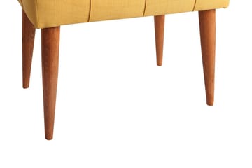 Khyair Fotskammel - Gul - Møbler - Stoler - Krakk - Fotskammel