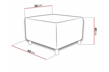 Kintore Fotpall 56 cm Dark blue - Møbler - Stoler - Krakk - Fotskammel