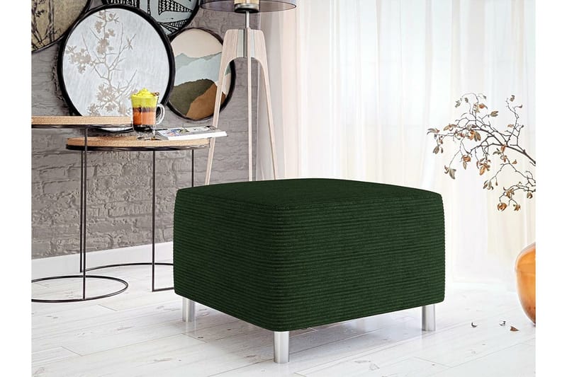 Kintore Fotpall 56 cm Dark green - Møbler - Stoler - Krakk - Fotskammel