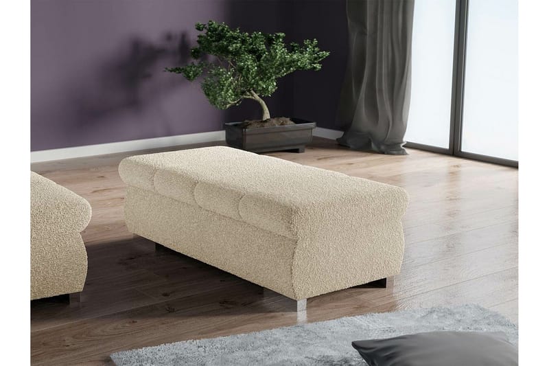 Kintore Fotpall 60 cm beige - Møbler - Stoler - Krakk - Fotskammel