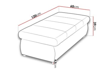 Kintore Fotpall 60 cm beige - Møbler - Stoler - Krakk - Fotskammel