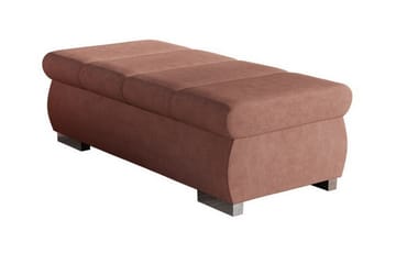 Kintore Fotpall 60 cm Light Brown/Cream - Møbler - Stoler - Krakk - Fotskammel