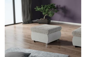 Kintore Fotpall 60 cm Light grey/Dark grey - Møbler - Stoler - Krakk - Fotskammel