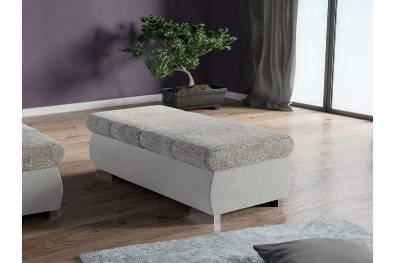 Kintore Fotpall 60 cm Ljusgrå - Møbler - Stoler - Krakk - Fotskammel