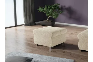 Kintore Fotpall 60 cm NO_BRAND beige - Møbler - Stoler - Krakk - Fotskammel