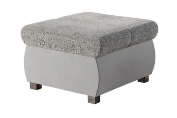 Kintore Fotpall 60 cm NO_BRAND Light grey/Dark grey - Møbler - Stoler - Krakk - Fotskammel