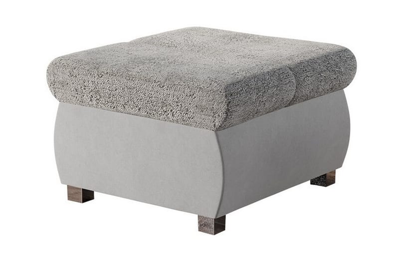 Kintore Fotpall 60 cm NO_BRAND Light grey/Dark grey