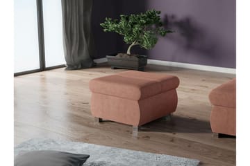 Kintore Fotpall 60 cm Pink/Brown - Møbler - Stoler - Krakk - Fotskammel