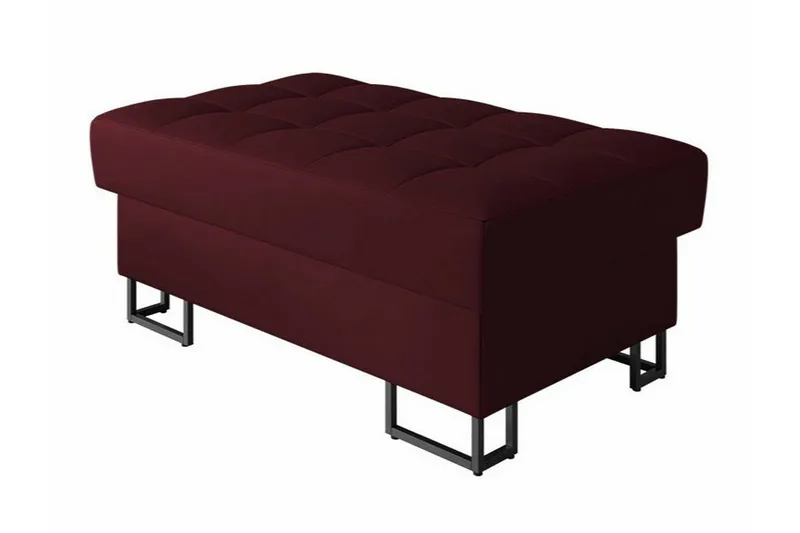 Kintore Fotpall 67 cm NO_BRAND Wine red