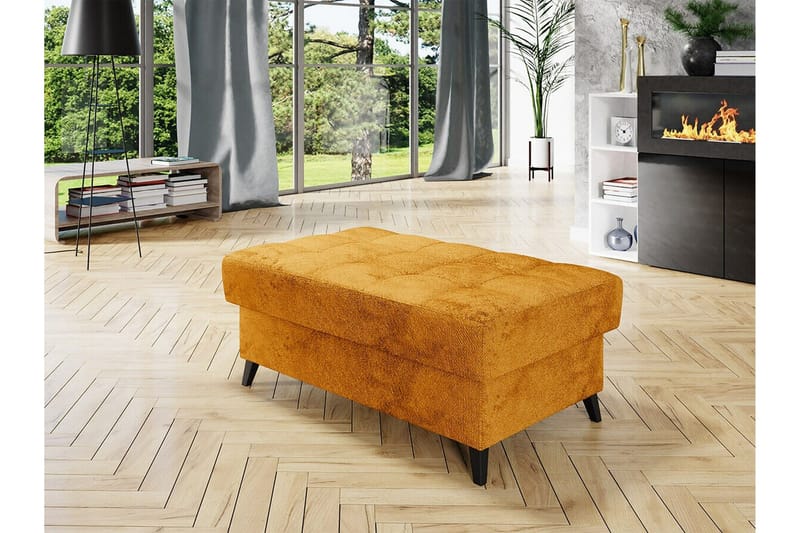 Kintore Fotpall 67 cm NO_BRAND Yellow - Møbler - Stoler - Krakk - Fotskammel