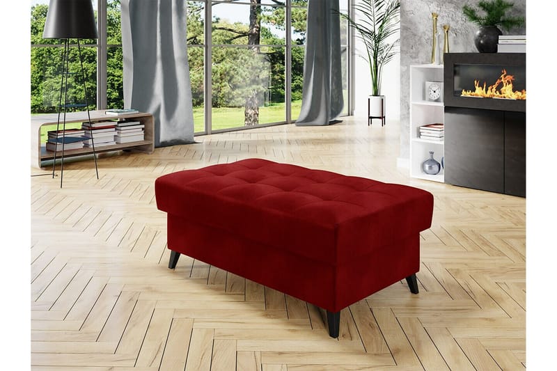 Kintore Fotpall 67 cm Red - Møbler - Stoler - Krakk - Fotskammel