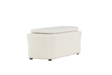 Laurel Fotpall - Hvid - Møbler - Stoler - Krakk - Fotskammel