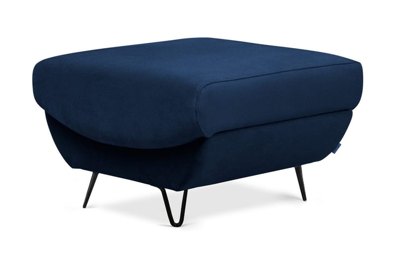 Lence Fotskammel - Blå - Møbler - Stoler - Krakk - Fotskammel