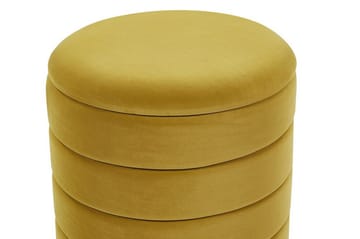 Lerbodatorp Fotskammel med Oppbevaring 2-pk - Gul - Møbler - Stoler - Krakk - Fotskammel