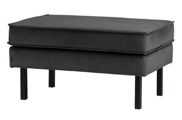 Lissbon Fotskammel Fløyel - Antrasitt - Møbler - Stoler - Krakk - Fotskammel