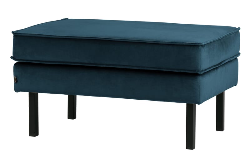 Lissbon Fotskammel Fløyel, Blå