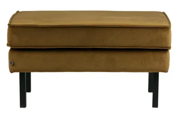 Lissbon Fotskammel Fløyel - Honninggul - Møbler - Stoler - Krakk - Fotskammel