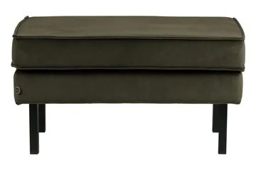 Lissbon Fotskammel Fløyel - Mørkegrønn - Møbler - Stoler - Krakk - Fotskammel