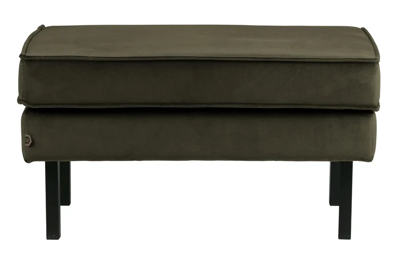 Lissbon Fotskammel Fløyel - Mørkegrønn - Møbler - Stoler - Krakk - Fotskammel