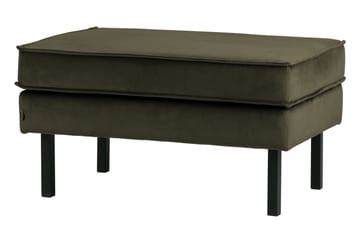 Lissbon Fotskammel Fløyel - Mørkegrønn - Møbler - Stoler - Krakk - Fotskammel
