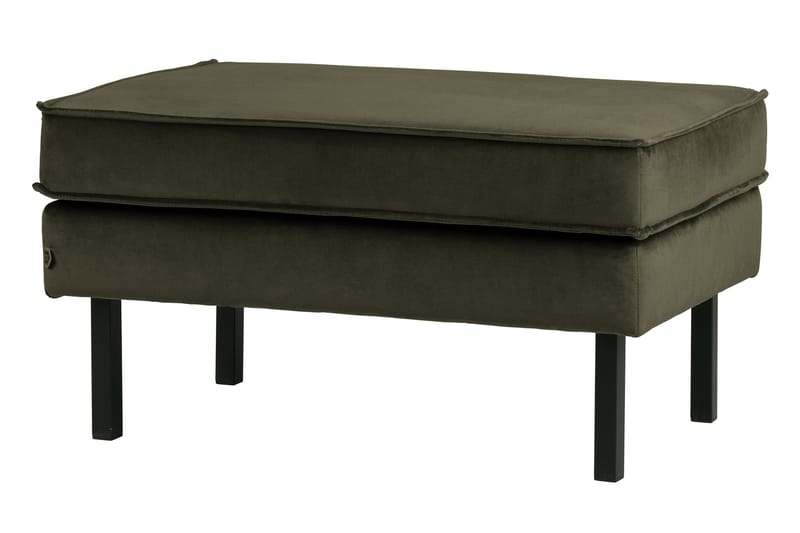 Lissbon Fotskammel Fløyel, Mørkegrønn