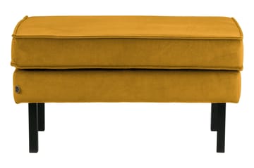 Lissbon Fotskammel Fløyel - Oker - Møbler - Stoler - Krakk - Fotskammel