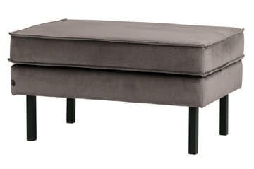Lissbon Fotskammel Fløyel - Taupe - Møbler - Stoler - Krakk - Fotskammel
