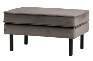 Lissbon Fotskammel Fløyel - Taupe - Møbler - Stoler - Krakk - Fotskammel