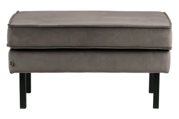 Lissbon Fotskammel Fløyel - Taupe - Møbler - Stoler - Krakk - Fotskammel