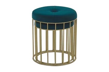 Mattila Fotskammel 2-pk - Blå - Møbler - Stoler - Krakk - Fotskammel