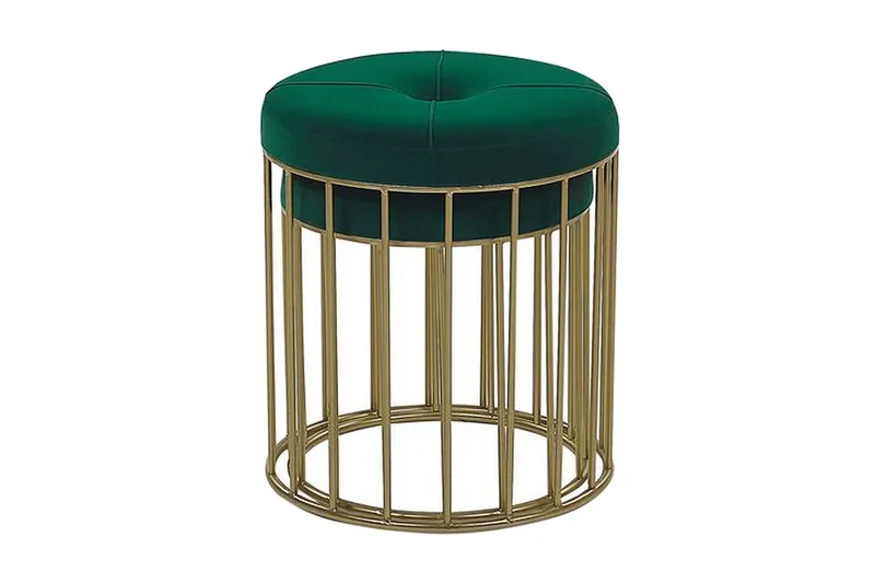 Mattila Fotskammel 2-pk - Grønn - Møbler - Stoler - Krakk - Fotskammel