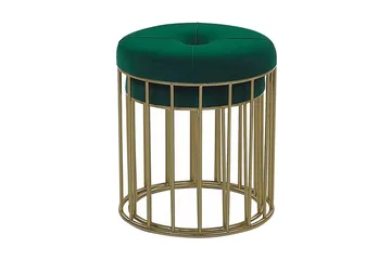 Mattila Fotskammel 2-pk - Grønn - Møbler - Stoler - Krakk - Fotskammel