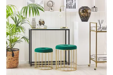 Mattila Fotskammel 2-pk - Grønn - Møbler - Stoler - Krakk - Fotskammel