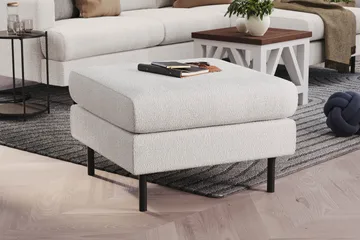 Menard Compact Fotskammel 68 cm - Hvit - Møbler - Stoler - Krakk - Fotskammel