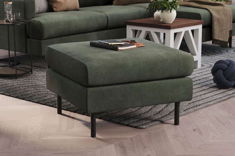 Menard Compact Fotskammel 68 cm - Mørkegrønn - Møbler - Stoler - Krakk - Fotskammel