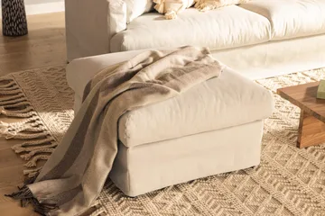 Menard Fotskammel - Beige - Møbler - Stoler - Krakk - Fotskammel