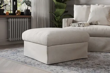 Menard Fotskammel - Beige - Møbler - Stoler - Krakk - Fotskammel