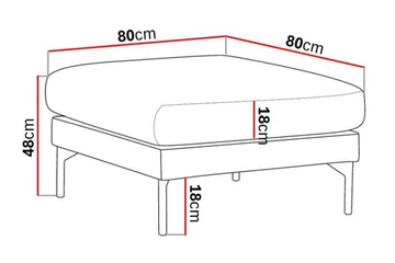 Menard Fotskammel - Grønn - Møbler - Stoler - Krakk - Fotskammel