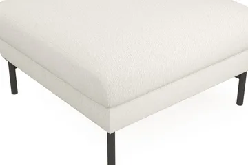 Menard Fotskammel - Hvit Bouclé - Møbler - Stoler - Krakk - Fotskammel