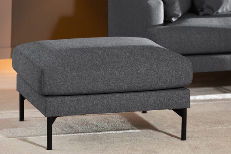 Menard Fotskammel - Mørkegrå - Møbler - Stoler - Krakk - Fotskammel