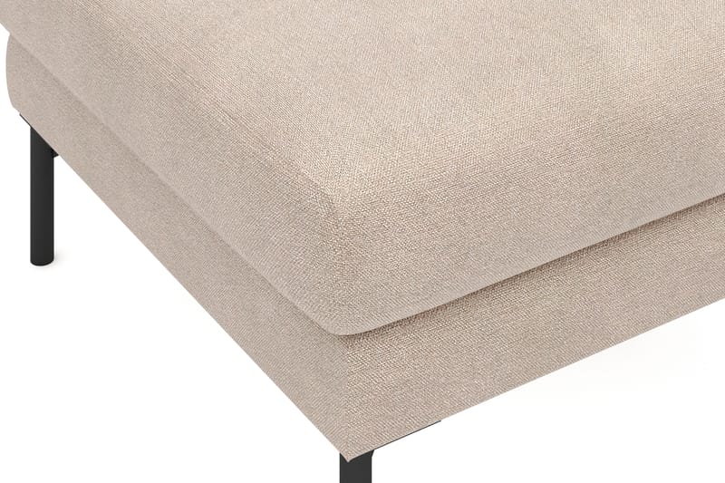 Fotskammel Menard i Stoff - Beige - Møbler - Stoler - Krakk - Fotskammel