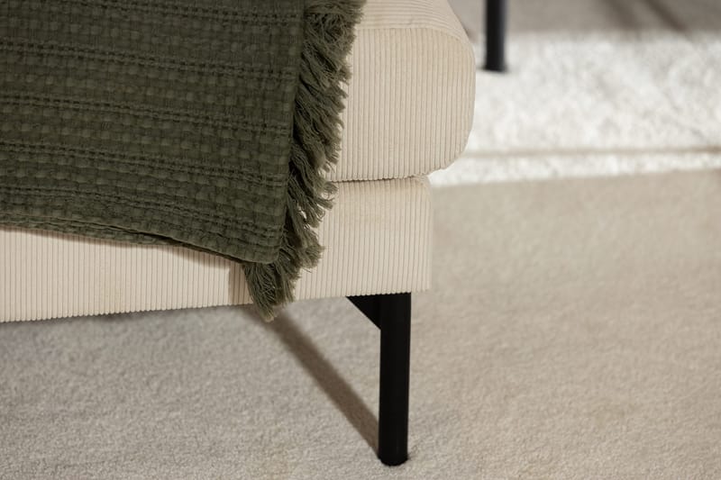 Menard Manchester Fotskammel 87 cm bred - Beige - Møbler - Stoler - Krakk - Fotskammel